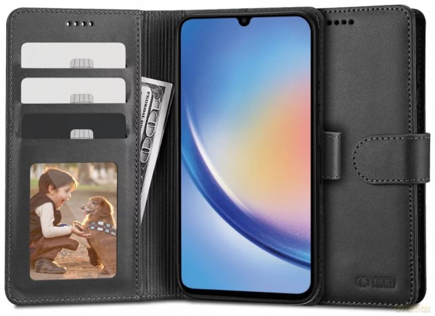 Etui Tech-Protect Wallet na Samsung Galaxy A34 5G - czarne