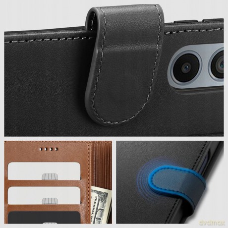 Etui Tech-Protect Wallet na Samsung Galaxy S24 - czarne