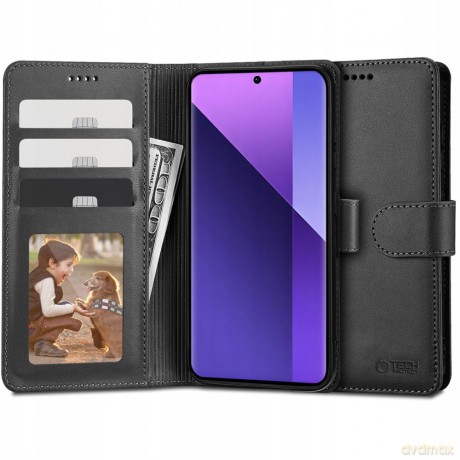Etui Tech-Protect Wallet na Xiaomi Redmi Note 13 Pro+ 5G - czarne
