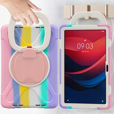 Etui Tech-Protect X-Armor na Lenovo Tab M11 11" TB-330 - różowo-niebieskie