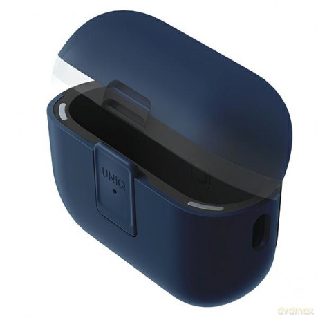 Etui UNIQ Clyde Lock Case na AirPods Pro 2 (2022/2023) - niebiesko-ciemnoszare