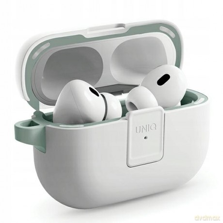Etui UNIQ Clyde Lock Case na AirPods Pro 2 (2022/2023) - niebiesko-ciemnoszare