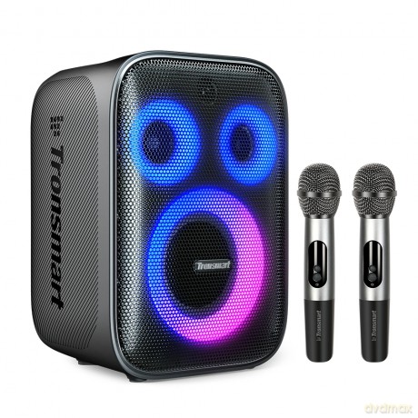 Głośnik bezprzewodowy Tronsmart Halo 200 120W + 2 mikrofony - czarny