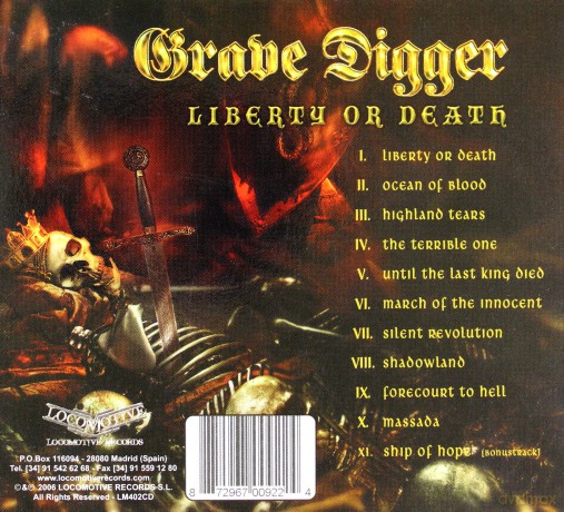Grave Digger: Liberty Or Death (Digipack) [CD]