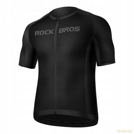 Koszulka rowerowa Rockbros 15120002002 z krótkim rękawem M - czarna