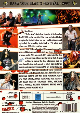 Nazareth - Bang Your Head 2007 [2DVD]