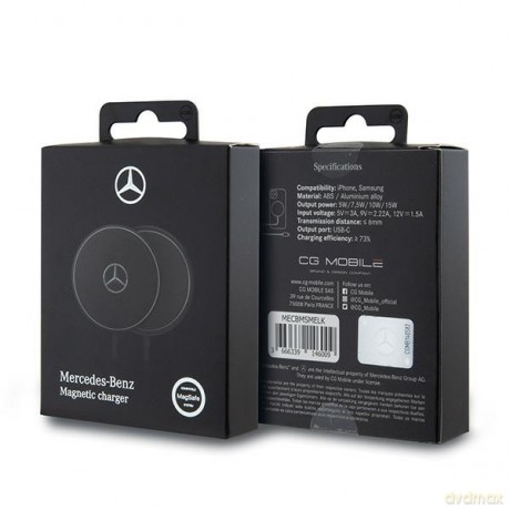 Ładowarka Mercedes 15W MagSafe indukcyjna - czarna