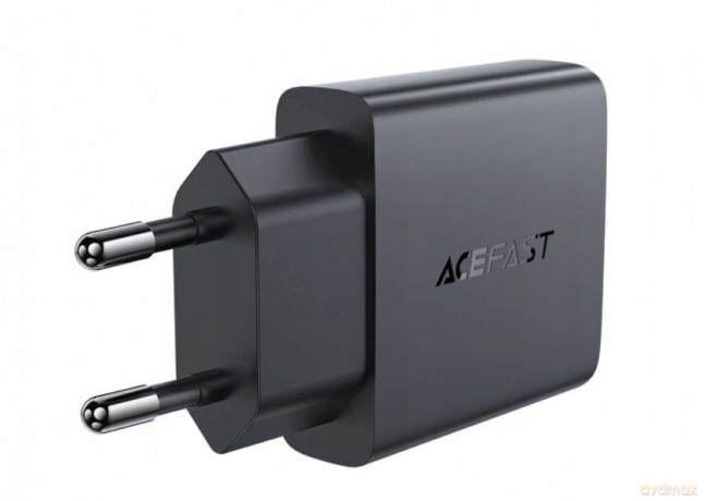 Ładowarka sieciowa Acefast A69 PD 30W GaN USB-A USB-C - czarna