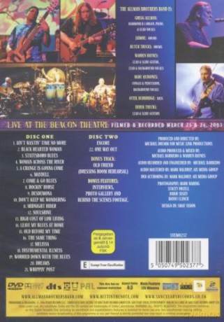 The Allman Brothers - Live At The Beacon Theatre [2DVD]