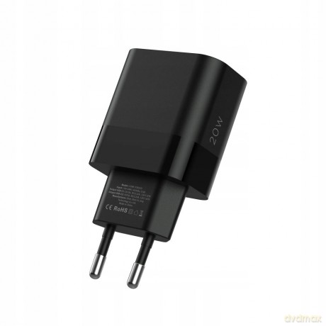 Ładowarka Tech-Protect C20W sieciowa 2x USB-C PD 20W - czarna