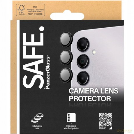 Osłona aparatu SAFE by PanzerGlass na Samsung Galaxy S24+ - z czarną ramką