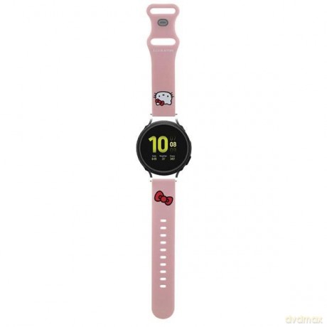 Pasek Hello Kitty Silicone Kitty Head uniwersalny 20mm - różowy