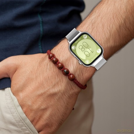 Pasek Tech-Protect MilaneseBand na Huawei Watch Fit 3 - srebrny
