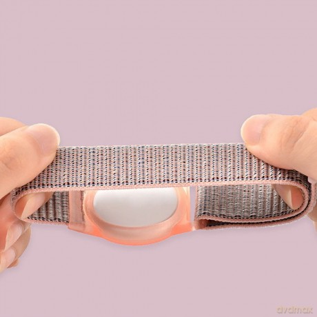 Pasek Tech-Protect Nylon dla dzieci na Apple AirTag - różowy