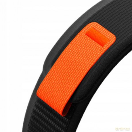 Pasek Tech-Protect Nylon na Garmin Fenix 5 / 6 / 6 Pro / 7 - czarno-pomarańczowy