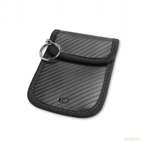 Pokrowiec RFID Tech-Protect V1 na kluczyki samochodowe - czarny karbon