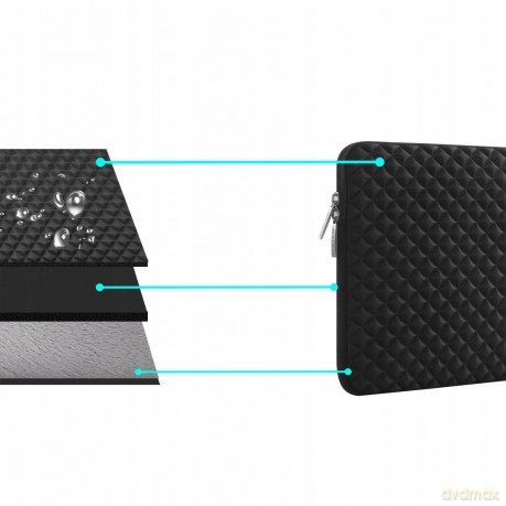 Pokrowiec Tech-Protect Diamond na laptopa 13-14'' - czarny
