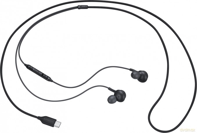 Słuchawki Samsung AKG EO-IC100BBEGWW przewodowe dokanałowe USB-C - czarne