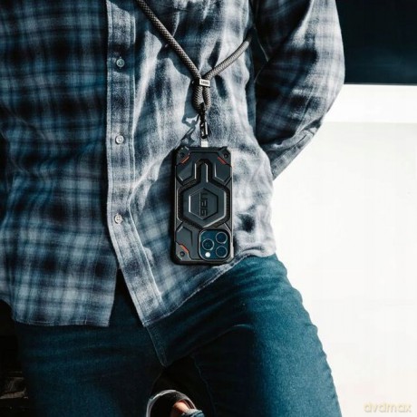 Smycz do telefonu UAG Crossbody Lanyard Civilian - szaro-czarna