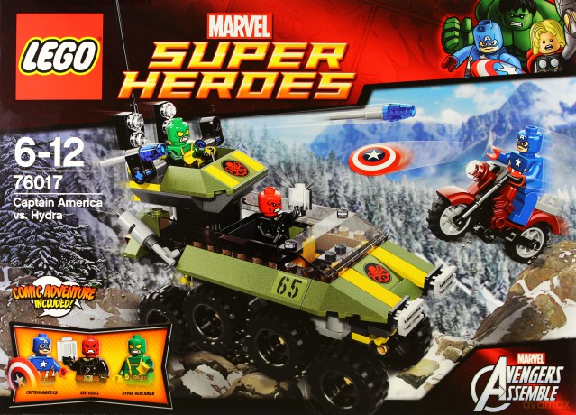 LEGO Super Heroes - Captain America kontra Hydra 76017 [KLOCKI]