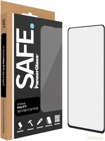 Szkło hartowane SAFE by PanzerGlass Edge-to-Edge na Samsung Galaxy S21 FE - z czarną ramką