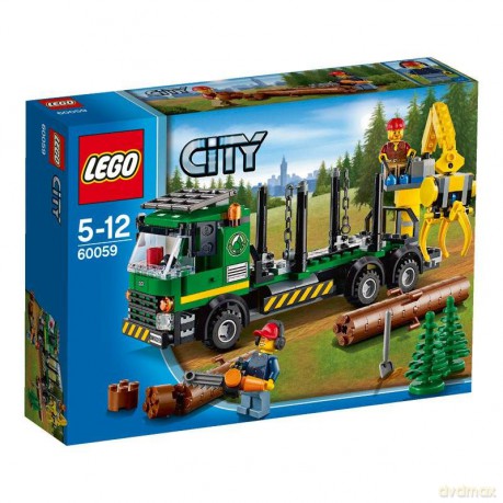LEGO City Great Vehicles - Ciężarówka do transportu drewna 60059 [KLOCKI]