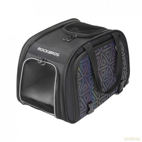 Torba rowerowa Rockbros 30140028001 transportowa dla kotów i psów - czarna