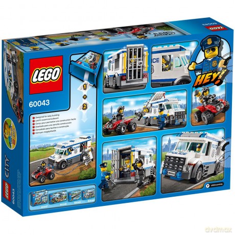 LEGO City Police - Furgonetka policyjna 60043 [KLOCKI]