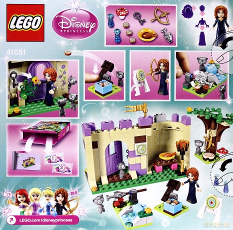 LEGO Disney Princess - Górskie gry Meridy 41051 [KLOCKI]