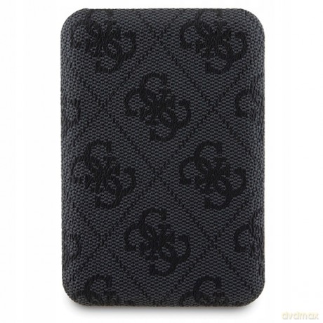 Zestaw etui Guess 4G Metal Logo na iPhone 13 Pro + powerbank 5000mAh MagSafe - czarny