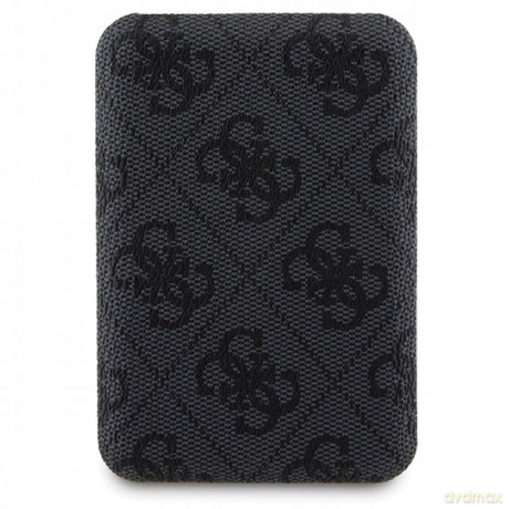 Zestaw etui Guess 4G Metal Logo na iPhone 14 Pro Max + powerbank 5000mAh MagSafe - czarny