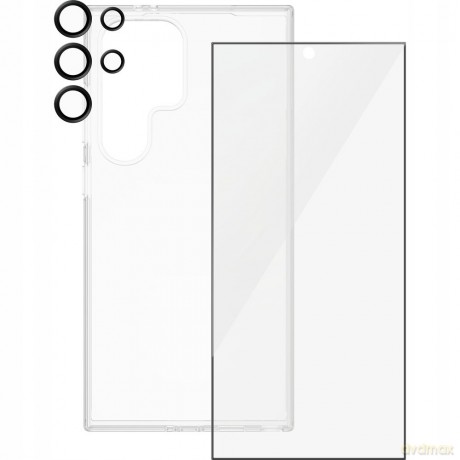 Zestaw SAFE by PanzerGlass etui + folia ochronna + osłona aparatu na Samsung Galaxy S24 Ultra