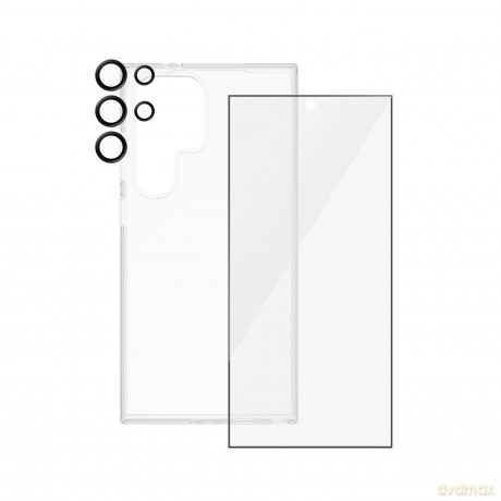Zestaw SAFE by PanzerGlass etui + folia ochronna + osłona aparatu na Samsung Galaxy S24 Ultra