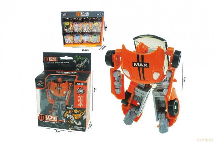 Auto robot 8cm 12rodz H13664 45390