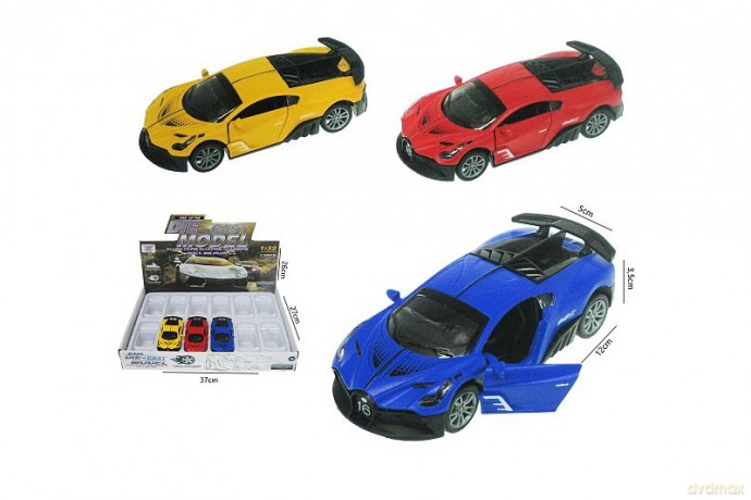 Auto sportowe 12cm 3kol 12/disp HX182 46557
