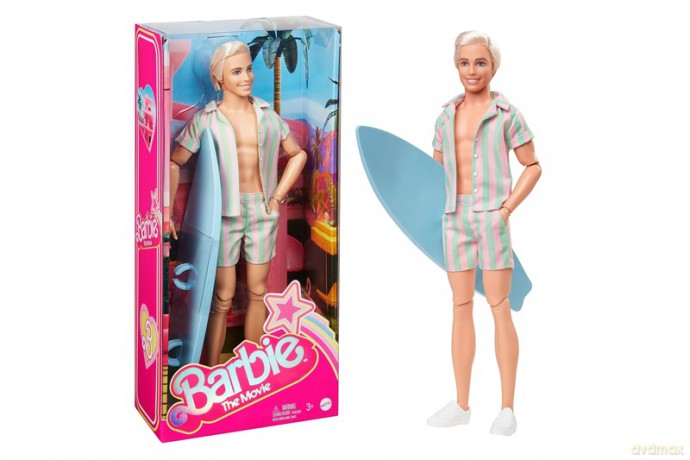 Barbie The Movie Ken surfer z deską HPJ97 /3