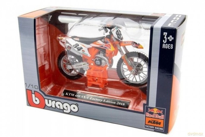 BBU 1:18 RedBull KTM Motorcykle 51081 10818
