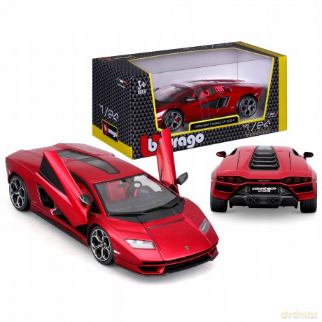 BBU 1:24 Lamborghini CountachLPI 800-4 Red 21102RD