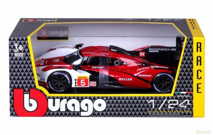 BBU 1:24 Racing Porsche 963 white/red 28022 80223