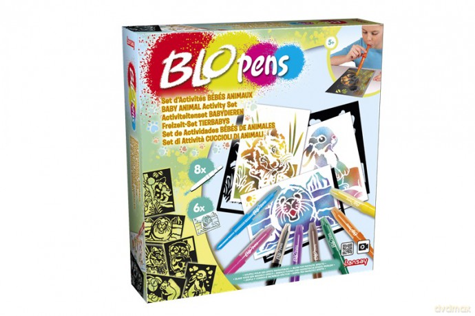 BLOPENS zest kreatywny 8 mazaków zwierzęta 23549