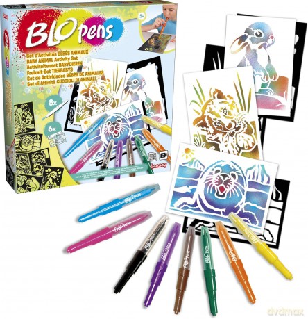 BLOPENS zest kreatywny 8 mazaków zwierzęta 23549