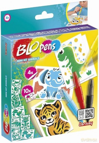 BLOPENS zestaw 4 mazaki mini zwierzęta 23491