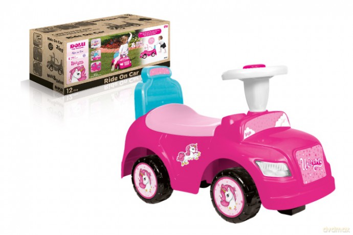DOLU Unicorn jeździk 2w1 różowy 25326