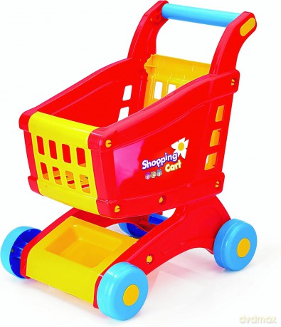 DOLU wózek sklepowy czerwono-żółty 7058 70586
