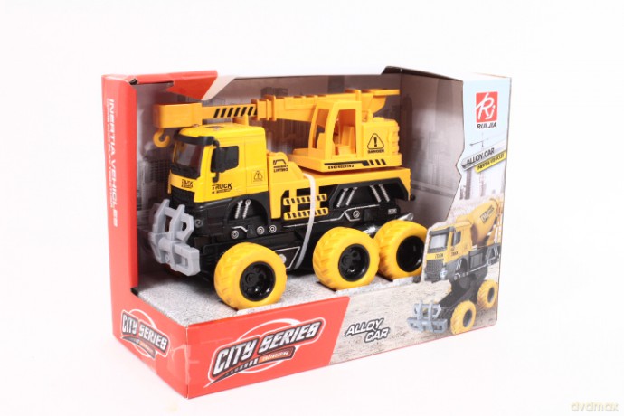 Dźwig pojazd 6-koł 19cm RJ6964-4 07336