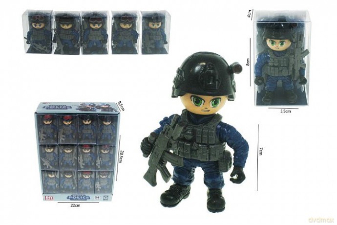 Figurka policjanta 8cm HFM01 43327