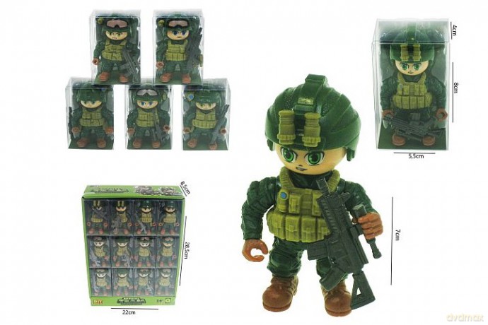 Figurka żołnierza 8cm HFM03 43341