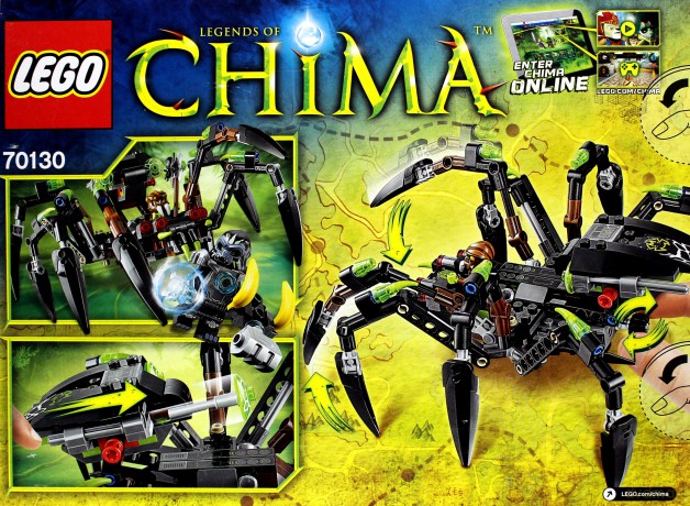 LEGO Chima - Pajęczy ścigacz Sparratusa 70130 [KLOCKI]
