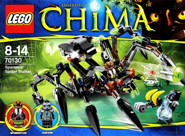 LEGO Chima - Pajęczy ścigacz Sparratusa 70130 [KLOCKI]