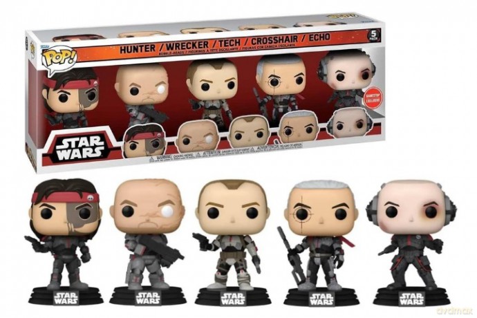 FUNKO STAR WARS Bad Batch Hunters 5pak 57263 [FIGURKA]